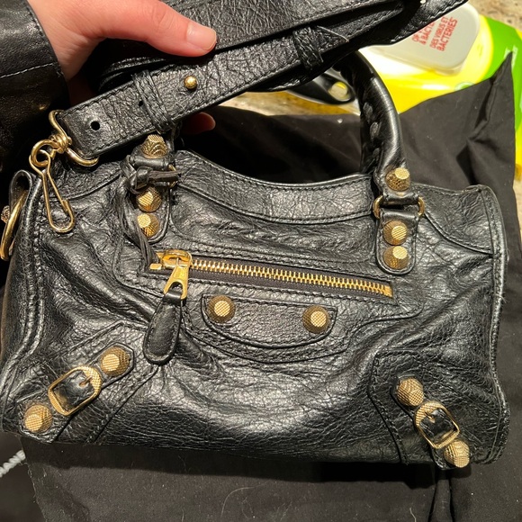 (SOLD) Balenciaga Mini City with gold hardware - Picture 1 of 12